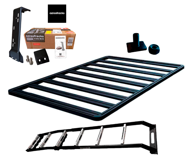 Tradesman Roof Platform + Ladder + 8x Brackets